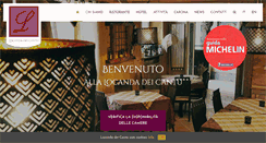 Desktop Screenshot of locandadeicantu.com